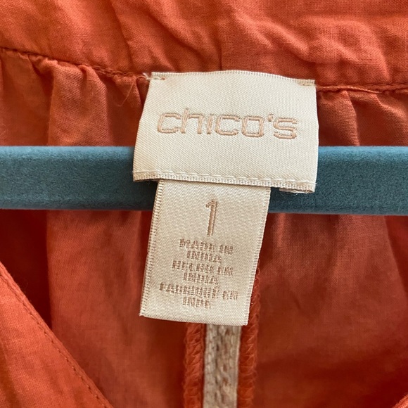 Embroidered Chico’s Cotton tunic - Picture 4 of 4